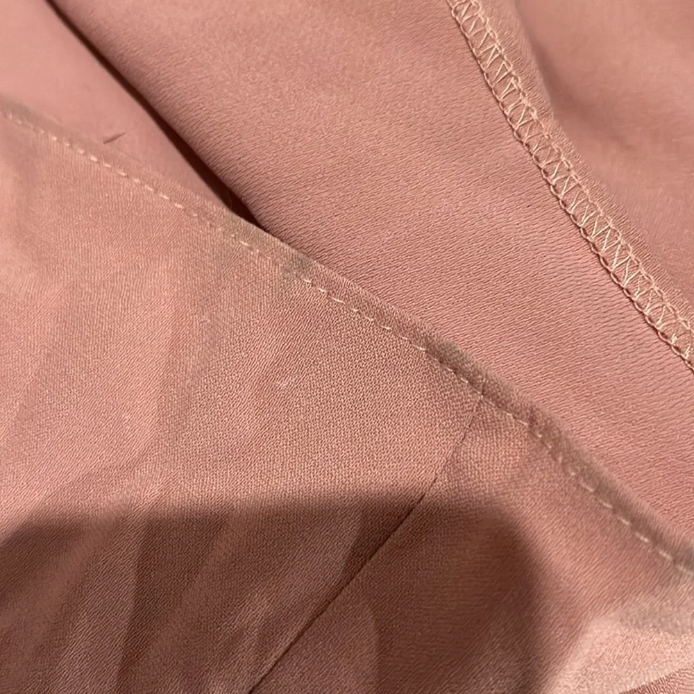 Dessy collective crepe off shoulder bridesmaid dress 10 jj - Picture 7 of 7